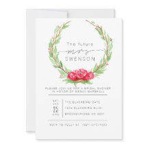 Romantische Rose Wasserfarbene Wraath | BRAUTPARTY