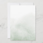 Romantische Rose Wasserfarbenhochzeit Einladung (Rückseite)