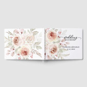 Romantische Rose Wedding Guest Book Gästebuch (Voll)