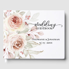 Romantische Rose Wedding Guest Book Gästebuch