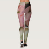 Romantische Rose Weich rosa Blume Leggings (Rückseite)