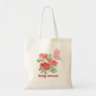Romantische Rosen-Ästhetik-Tasche - Inspirierendes Tragetasche