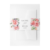 Romantische Rosen Einladungsbanderole (Vorderseite Beispiel)