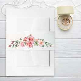 Romantische Rosen Einladungsbanderole