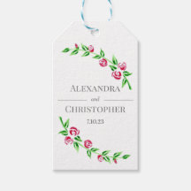 Romantische Rosen Hochzeitsgeschenk-Anhänger
