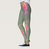 Romantische Rosen-Leggings Leggings (Links)