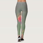 Romantische Rosen-Leggings Leggings (Rückseite)