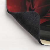 Romantische Rosen-Liebe Mousepad (Ecke)