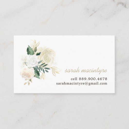 Romantische Rosen-nennende Karten (Vorderseite)