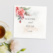 Romantische Rosen Serviette