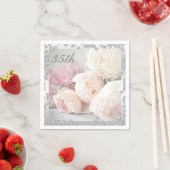 Romantische Rosen u. Diamant-35. Serviette (Beispiel)