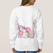 Romantische Rosen Valentine BAE Sweatshirt (Rückseite)