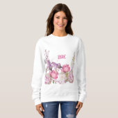 Romantische Rosen Valentine BAE Sweatshirt (Vorne ganz)