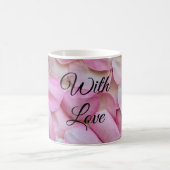 Romantische Rosenblätter Kaffeetasse (Mittel)