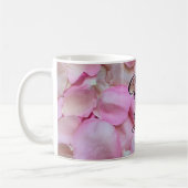 Romantische Rosenblätter Kaffeetasse (Links)