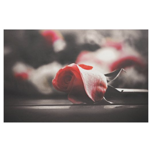 Romantische Rosenblumen Stoff (Yard (91,4 cm))