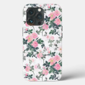 Romantische Rosenblumen Wasserfarben Malerei Case-Mate iPhone Hülle (Rückseite)