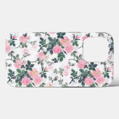 Romantische Rosenblumen Wasserfarben Malerei Case-Mate iPhone Hülle (Rückseite (Horizontal))