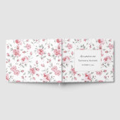 Romantische Rosenblütenhochzeit Gästebuch (Voll)