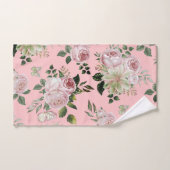 Romantische Rosenblütenmuster Hütte schabend Badhandtuch Set (Handtuch)