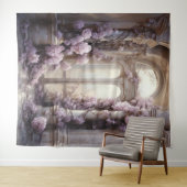 Romantische Rosenhalterung Wandteppich (Beispiel (Horizontal))