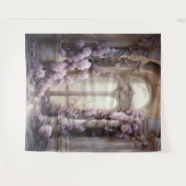 Romantische Rosenhalterung Wandteppich (Vorderseite (Horizontal))