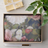 Romantische Rosenstätte Blume Bouquet Seidenpapier (Geschenk)