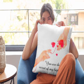 "Romantische rote Fastenfolge von Schicksalen und  Kissen