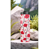 Romantische Rote Flora Thermosbecher