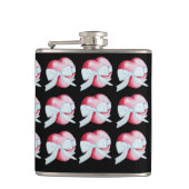 Romantische rote Liebe Flachmann (Vorderseite)