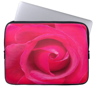 Romantische Rote Rosa Rose Laptopschutzhülle