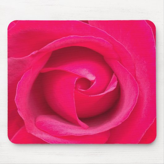 Romantische rote rosa Rose Mousepad (Vorne)
