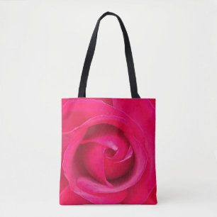 Romantische rote rosa Rose Tasche