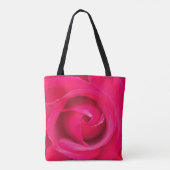 Romantische rote rosa Rose Tasche (Rückseite)