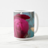 Romantische Rote Rose Classic Kaffeetasse (VorderseiteRechts)