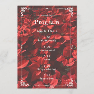 Romantische rote Rose | Florale elegante anpassbar Programm