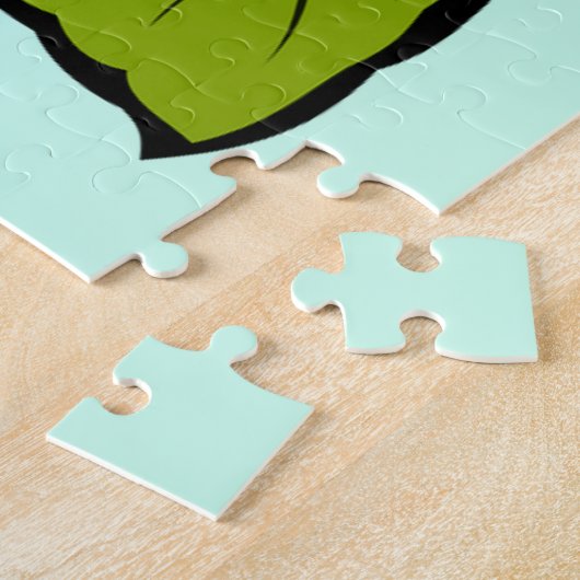 Romantische Rote Rose - Herz Puzzle (Seite)