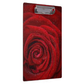 Romantische Rote Rose Klemmbrett (Rechts)