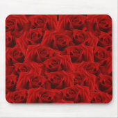 Romantische Rote Rose Mousepad (Vorne)