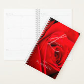 Romantische rote Rose Planer (Anzeige)