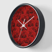 Romantische Rote Rose Uhr (Winkel)