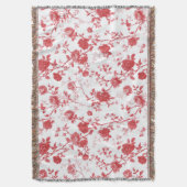 Romantische rote Rosen Blumen Decke (Vorderseite Vertikal)