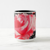 Romantische Rote Rosen Tasse (Zentrum)