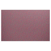 Romantische Rote Rosen über blaues Muster Stoff (Fat Quarter (45,7 x 55,9 cm))