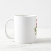 Romantische rote Rosenliebe Kaffeetasse (Links)