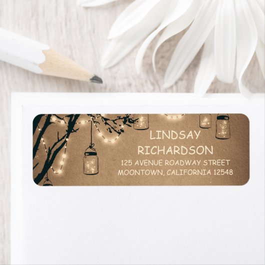 Romantische Rustikale Fireflies Mason Jars Wedding (Insitu)