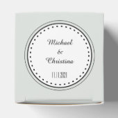 Romantische, rustikale Hochzeit Geschenkschachtel (Oben)