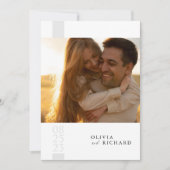 Romantische Rustikale Hochzeit mit doppelseitigem Einladung (Vorderseite)