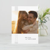 Romantische Rustikale Hochzeit mit doppelseitigem Einladung (Stehend Vorderseite)