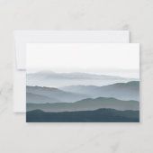 Romantische Rustikale Hochzeit RSVP (Rückseite)